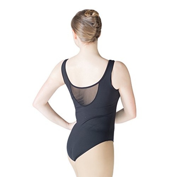 HDW Dancewear Sweetheart Mesh Neckline Leotard - Picture 2 of 3